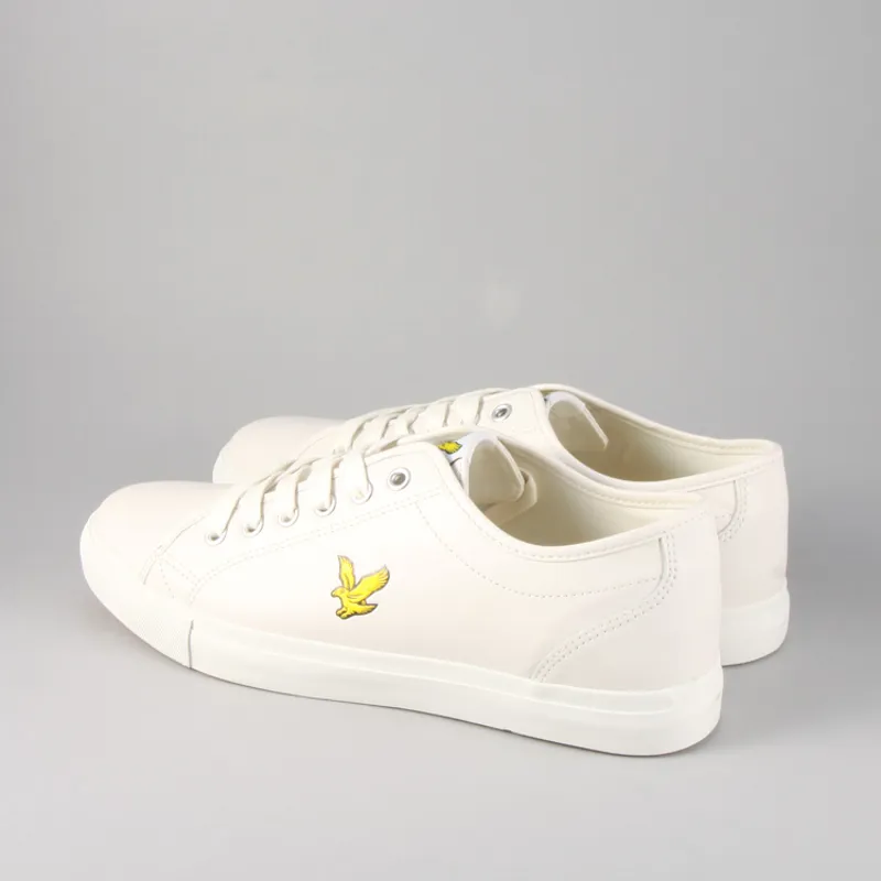 Lyle and Scott Teviot Leather - White-2